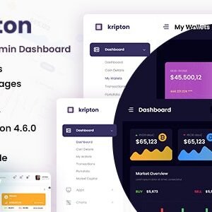 Kripton - Crypto Admin Angular Dashboard Template
