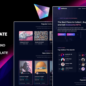 Netfomix - NFT Marketplace HTML Template