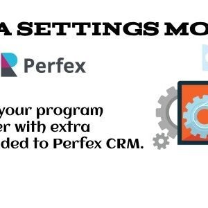 Extra Settings Module For Perfex CRM 1.1.4