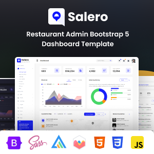 Salero - Laravel Restaurant Admin Template
