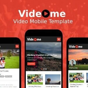 Videome - Video Mobile Template