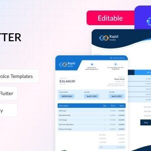 Rapid Invoice Generator - An Effective Invoice Template,Build In Flutter web