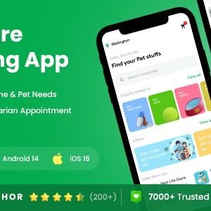 3 Apps | Pet Veterinarian Appointment  Medicine Ordering App | PetWorld Flutter