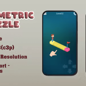 3d Isometric Puzzle(HTML5 Game + Construct 3)