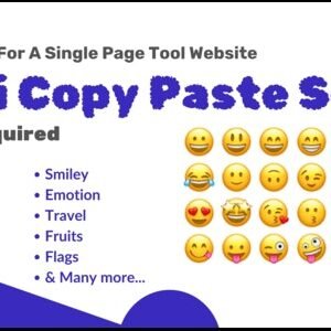 Emoji Copy Paste Script, No App Required