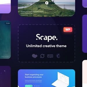 Scape - Multipurpose WordPress theme