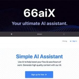 66aix - AI Content, Chat Bot, Images Generator  Speech to Text (SAAS) 26.0 [Extended License]