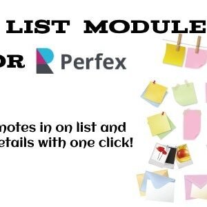 Notes List Viewer Module for Perfex CRM