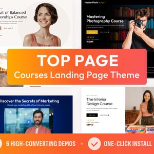 Top Page â€” Coaching Online Course Landing Page WordPress
