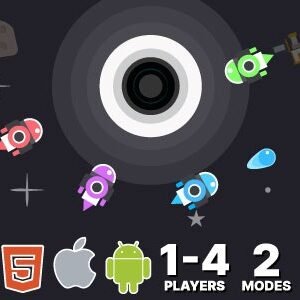 Black Hole. 1-4 Player Mode. 2 Modes. 3 Games. Construct 3 (c3p)