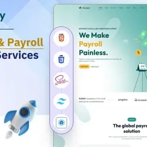 Accupay - Accounting & Payroll Processing Services HTML Tailwind CSS Template