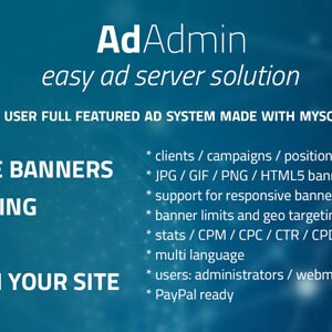 AdAdmin - Easy full featured ad server 4.2.8d
