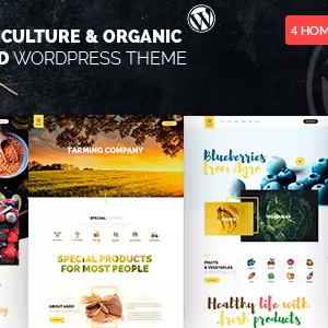 Agro - Organic Farm Agriculture WordPress Theme 1.5.9