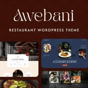 Awebani - Restaurant WordPress Theme 1.1.1