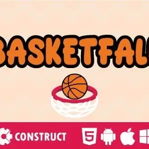 Basketfall - HTML 5 Mobile Game
