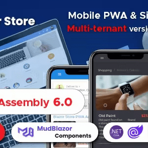 BlazorStore Pro - Mobile PWA and Site Templates Multi-ternant + Multi Database