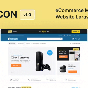 Clicon - eCommerce Laravel Script (Single Vendor) 1.2.6