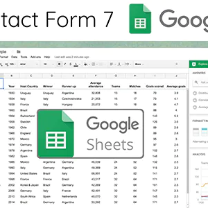 Contact Form 7 Connect with Google Sheets