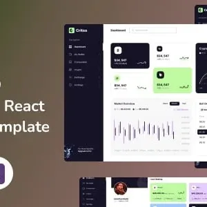 Critso - Crypto Dashboard React & NextJS Template