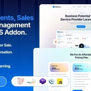 Zaigency - Services, Clients, Sales & Teams Management SAAS Addon. 1.3