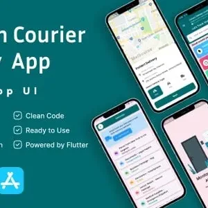 Dispatch Courier App | Flutter Template | Parcel Delivery