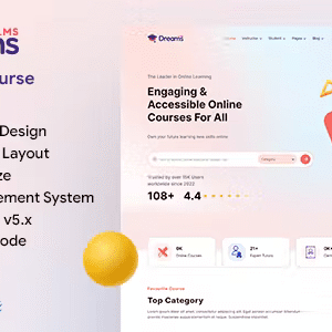Dreams LMS - Education and Online Course Marketplace HTML Template 1.0.2