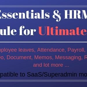 Essentials & HRM (Human resource management) Module for UltimatePOS (With SaaS compatible) 5.3