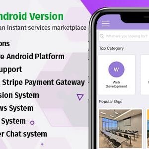 Gigs (Services Marketplace) - Native Android App | Fiverr Clone