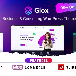 Glox - Business  Consulting WordPress Theme 1.0.5