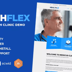 HEALTHFLEX - Doctor Medical Clinic  Health WordPress Theme 2.7.5