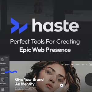 Haste | Multipurpose & WooCommerce WordPress Elementor Theme
