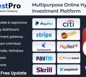Hyip InvestPro –  Advance HYIP  ICO Investment Wallet  Banking Platform