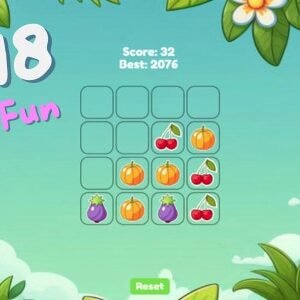 2048 Fruit Fun - HTML 5 (C3p)