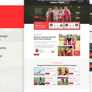 Kicks - Football Academy Elementor Template Kit