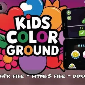 Kids Color Ground â€“ Construct 3 Kids Learning Game - HTML5