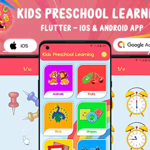 Kids Preschool Learning - Flutter Android & iOS App 1.1