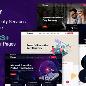 Kyver - Cyber Security Services Vue Template