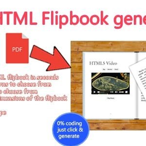 Advanced PDF to HTML Flipbook generator