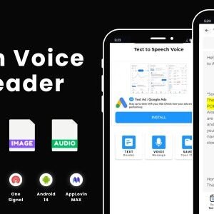Text to Speech Voice Text Reader with AdMob Ads Android