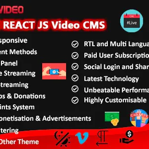 PlayTubeVideo - Live Streaming and Video CMS Platform