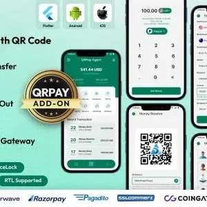 QRPay Agent - Retailer Business with QR Code Android and iOS App 4.9.0