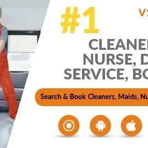 Cleaning Service Business App Search & Book Cleaners Online Booking Maid Nurse Doctor - React Expo 6.0
