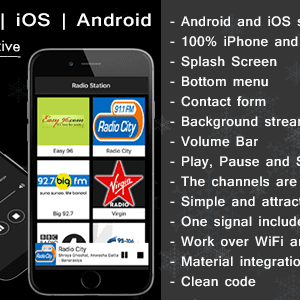 React native Radio player for iOS and android