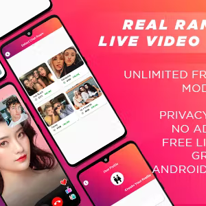 Real Live Random Video Call, Live Video Call Chat, Group Chat, 1 to 1 Video Call