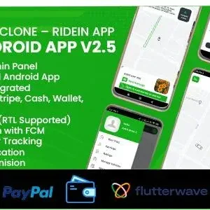 RideIn Taxi App- Android Taxi Booking App With Admin Panel 4.3