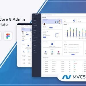 Skote - ASP.Net Core 8  MVC5 Admin  Dashboard Template