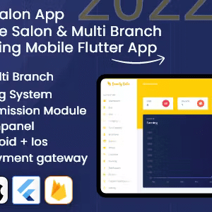 Salon, Spa, Massage Appointment Flutter App with Admin Panel - Beautybelle