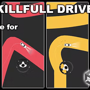 Skillful Driver (Unity Game With AdMob Ads) - 2D Road Racer - Endless car driving game