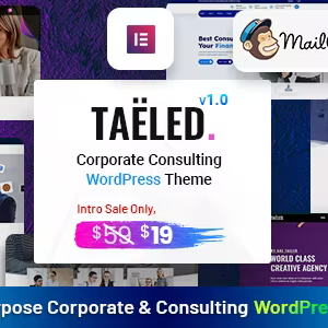 TAELED - Corporate Consulting WordPress Theme 1.2