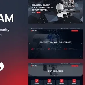 Ucam - CCTV Security Camera WordPress Theme